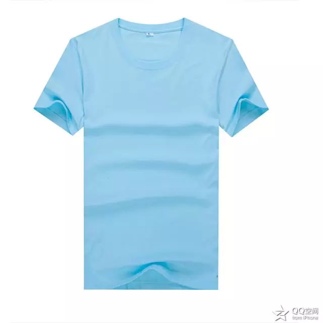 蓝色文化衫新款